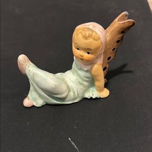 Vintage NAPCO fairy figurine Made in Japan signed by Artist